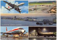 Postkarte mit: Swissair Convair 990 Coronado in Zürich Flughafen